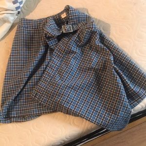 Plaid/tartan mini skirt John Croft California